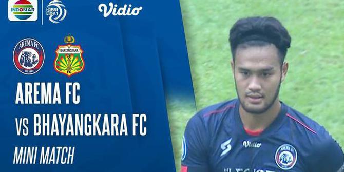 VIDEO: Berbagai Peluang yang Terjadi pada Laga BRI Liga 1, Arema FC Kontra Bhayangkara FC