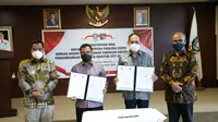 Pemerintah Provinsi Kepulauan Riau  bersama BP Batam menandatangani Nota Kesepahaman tentang Pengembangan Kawasan Maritime City di Pulau Galang.
