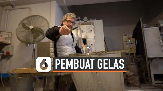 VIDEO: Melihat Aksi Maestro Pembuat Gelas di Italia