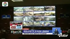Polda Jawa Tengah buat skenario lalu lintas satu arah di Pintu Keluar Tol Brebes Timur, Brebes Barat, dan Pejagan saat arus mudik.