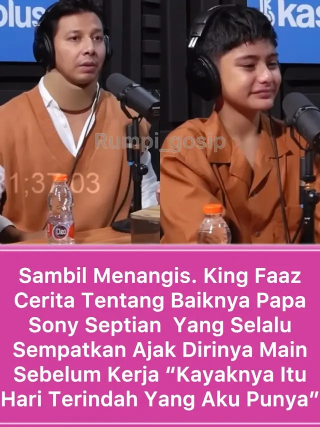 Sonny Septian dan King Faaz (https://www.instagram.com/p/C_MmnxVStYU/?igsh=MW11ZTNyZjR3bnhpdQ%3D%3D)
