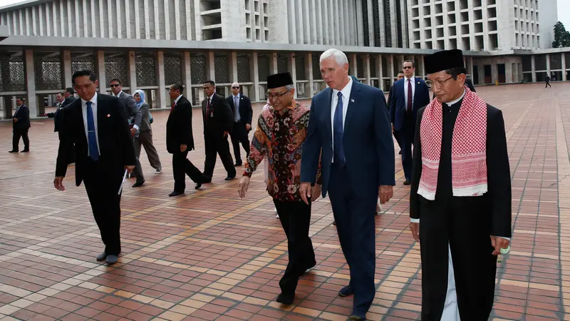 Wapres Pence Kunjungi Masjid Istiqlal