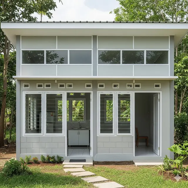 Desain Rumah Modular Panel Instan