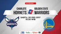 Saksikan Live Streaming Warriors Vs Hornets di Bola.com