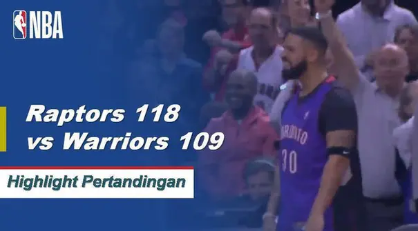 Pascal Siakam berhasil mencetak 32 poin dalam kemenangan Raptors atas Warriors di Game 1 Finals dengan skor 118-109.