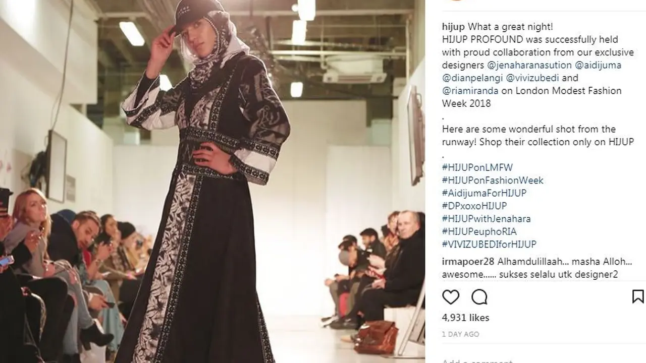 Desainer Fashion Indonesia di London