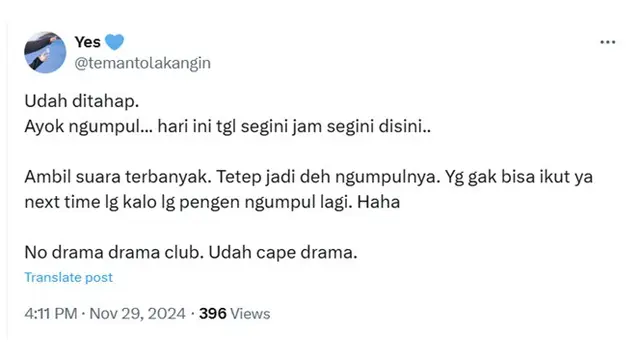 6 Cuitan Percakapan ketika Kumpul Bareng Teman di Usia Dewasa, Relate Banget