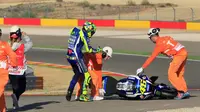 Terhindar dari Cedera, Rossi Berterima Kasih kepada Baju Balapnya