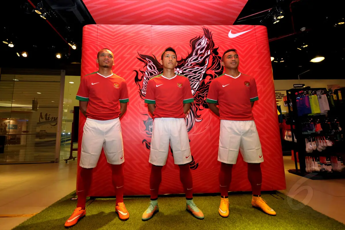Tampil di AFF 2014, Timnas Indonesia Senior Gunakan Kostum Baru