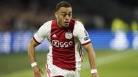 8. Sergino Dest (Ajax Amsterdam) - Bermain sebagai bek kanan, Sergino Dest sudah bermain sebanyak 1.565 menit bersama Ajax Amsterdam.(AFP/Kenzo Tribouillard)