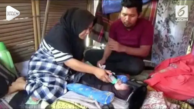 VIDEO: Bayi Azzahra Lahir di Pengungsian Donggala