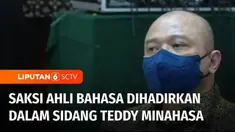 Sidang kasus narkoba dengan terdakwa Irjen Teddy Minahasa kembali digelar. Kali ini menghadirkan saksi ahli bahasa dari Perguruan Tinggi. Saksi ahli berkeyakinan, kalimat "sebagian BB diganti trawas" dari Teddy Minahasa ke mantan Kapolres Bukit Tingg...