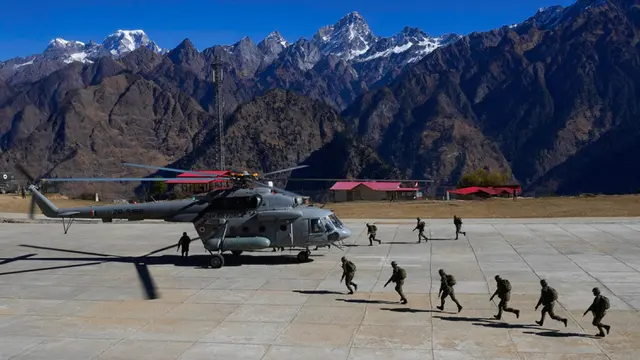 Militer AS dan India Latihan Tempur di Pegunungan yang Disengketakan dengan China