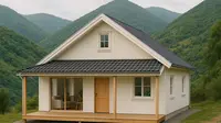 7 Rumah Bagus Sederhana tapi Terkesan Mewah di Lereng Bukit, Inspirasi Desain 2025