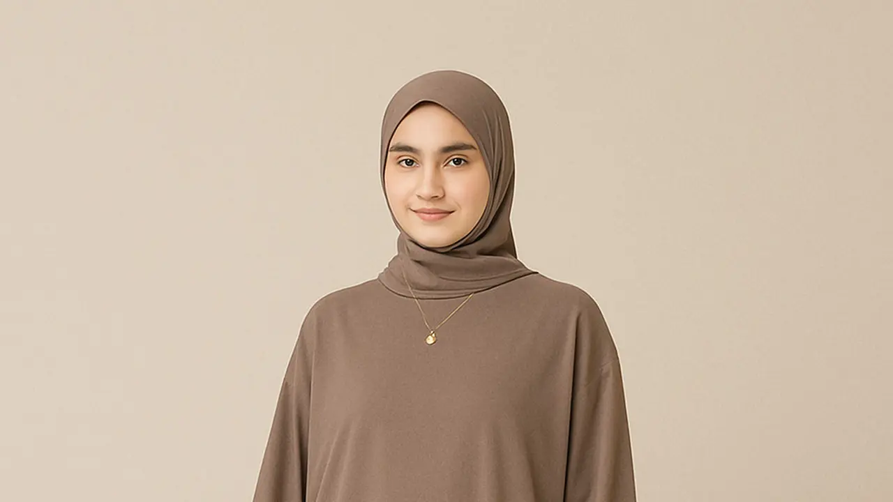 Gamis Polos Oversized