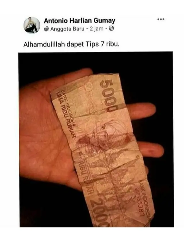 6 Pesan Kocak Penumpang saat Beri Tip ke Ojol Ini BIkin Geleng Kepala