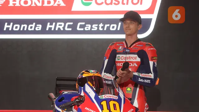 Pembalap Honda HRC Castrol, Luca Marini