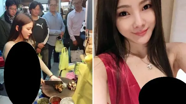 Penjual di warung makan Taiwan (Facebook/Little Peach)