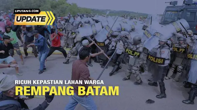 Ribuan massa yang menolak relokasi warga di kawasan Rempang Galang berunjukrasa di kantor BP Batam. Mereka datang dari solidaritas masyarakat Melayu.