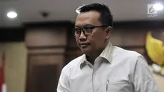 Menpora Imam Nahrawi saat menghadiri di Pengadilan Tipikor, Jakarta, Senin (29/4/2019). Menpora hadir memenuhi panggilan sebagai saksi dalam sidang lanjutan kasus dugaan suap Dana Hibah KONI. (merdeka.com/Iqbal Nugroho)