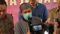 Penceramah Rahmat Baequni ditetapkan tersangka atas dugaan kasus ceramahnya yang bermuatan hoaks oleh Direskrimsus Polda Jawa Barat. (Liputan6.comHuyogo Simbolon)