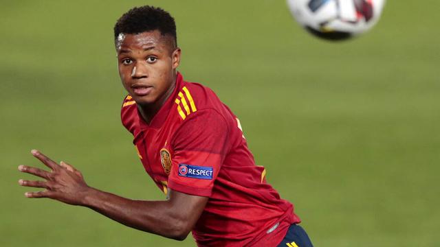 Ansu Fati Cetak Rekor, Spanyol Taklukkan Ukraina di UEFA Nations League