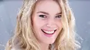 Nina Loeseth adalah atlet ski alpine putri Norwegia. (AFP/Joe Klamar)