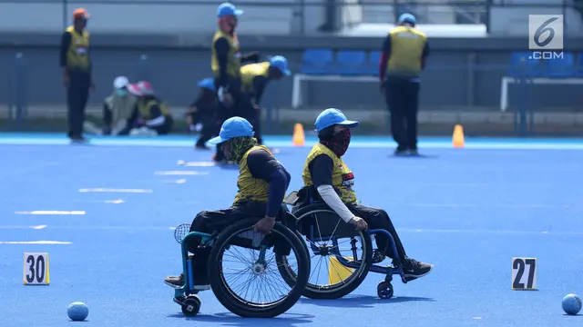 Mengintip Latihan Atlet Lawn Bowls Jelang Asian Para Games 2018