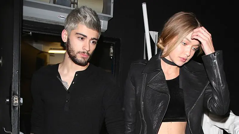 20151129-Gigi Hadid dan Zayn Malik Tertangkap Kamera Sedang Bergandeng Tangan