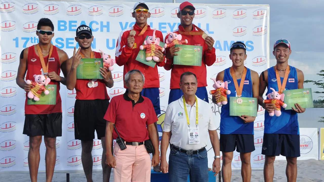 Tim bola voli pantai Indonesia raih medali emas