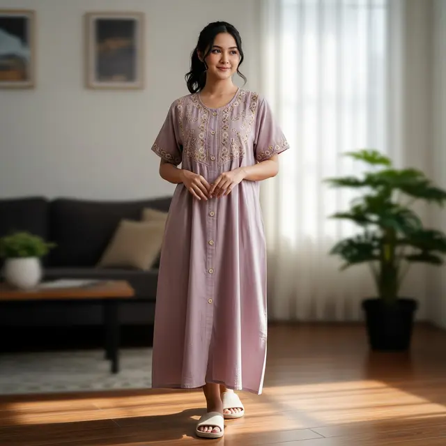 Model Daster Arab Lengan Pendek Terbaru 2026