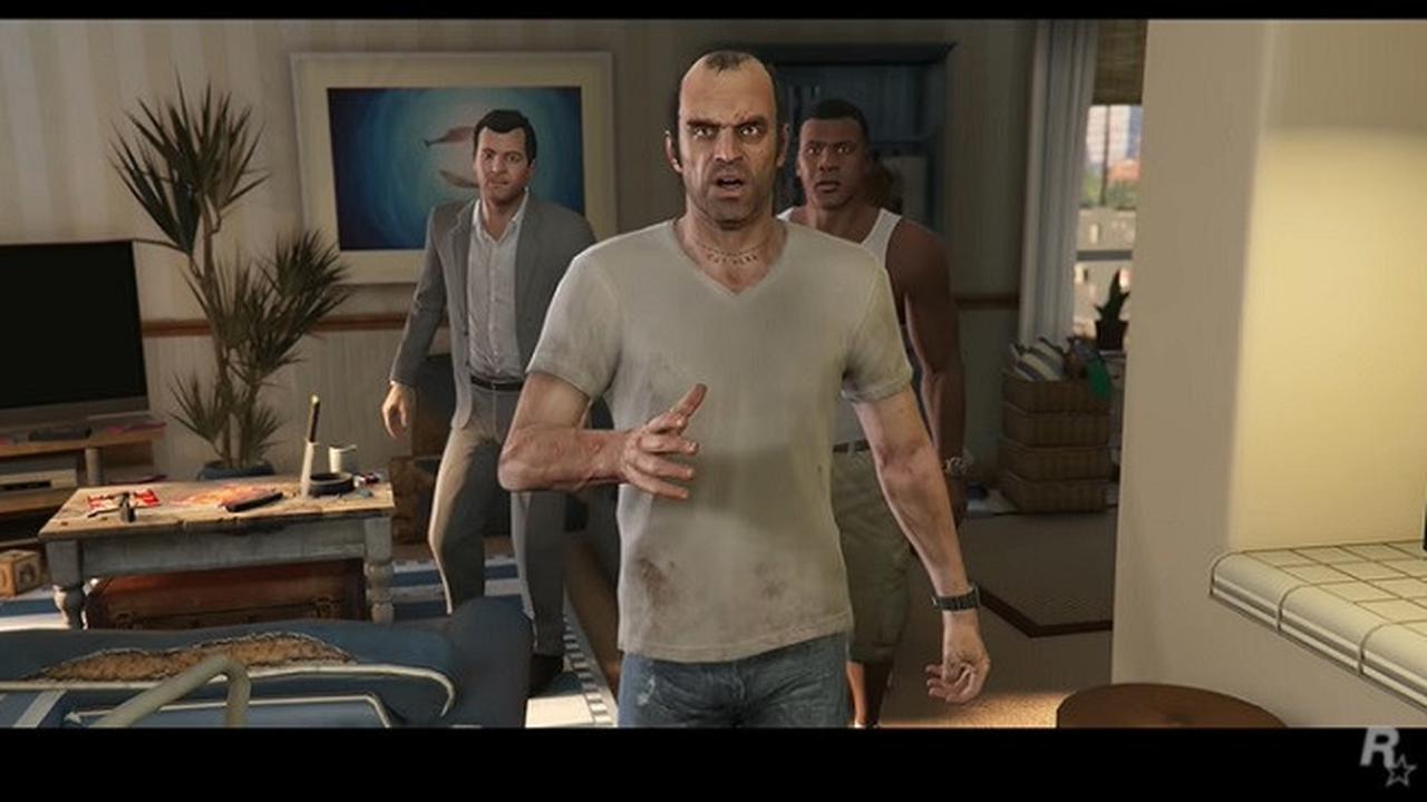 Screenshot trailer GTA V dan GTA Online versi PS5 dan Xbox Series X/S (YouTube Rockstar Games)