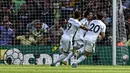 Leeds United justru mampu mencetak gol pada menit ke-33 melalui Brenden Aaronson. (AFP/Paul Ellis)