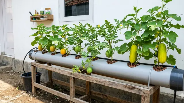 Model Kebun Buah yang Tidak Boros Air