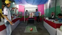 Kreatifnya TPS Piala Dunia dengan Miniatur Gawang 