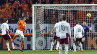 Babak Pertama, Belanda Sudah Unggul 3-0 atas Latvia
