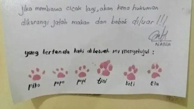 6 Peringatan Untuk Hewan Ini Nyeleneh, Bikin Geleng Kepala