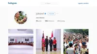 Akun Instagram Jokowi Kantongi 200 Ribu Pengikut