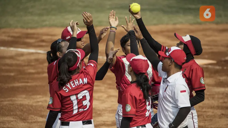 Softball : Indonesia Vs Korsel