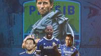 Persib Bandung - Luis Milla, Marc Klok, David da Silva, Febri Hariyadi (Bola.com/Adreanus Titus)