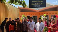 Rumah Lensa Mitsubishi Fuso berdiri di Banyumanik, Semarang. (11/4/2018)