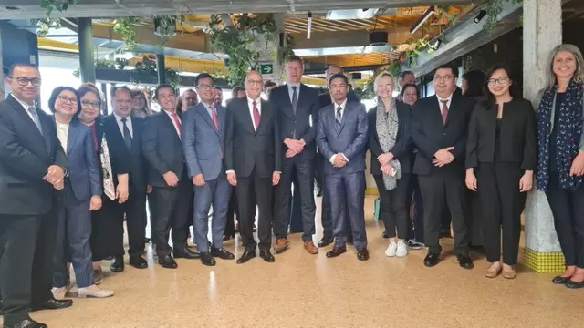 Dalam perundingan di Brussels Belgia pada 18—12 Mei 2023, Indonesia dan Uni Eropa (UE) berhasil menyelesaikan perundingan Indonesia—European Union Comprehensive Economic Partnership Agreement (I-EU CEPA) putaran ke-14. (Dok Kemendag)
