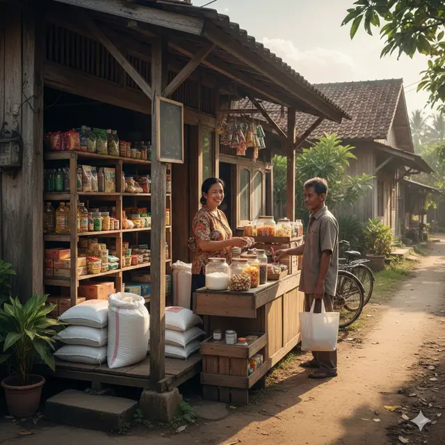 Ide usaha di desa modal Rp2 juta (Foto: Gemini AI)