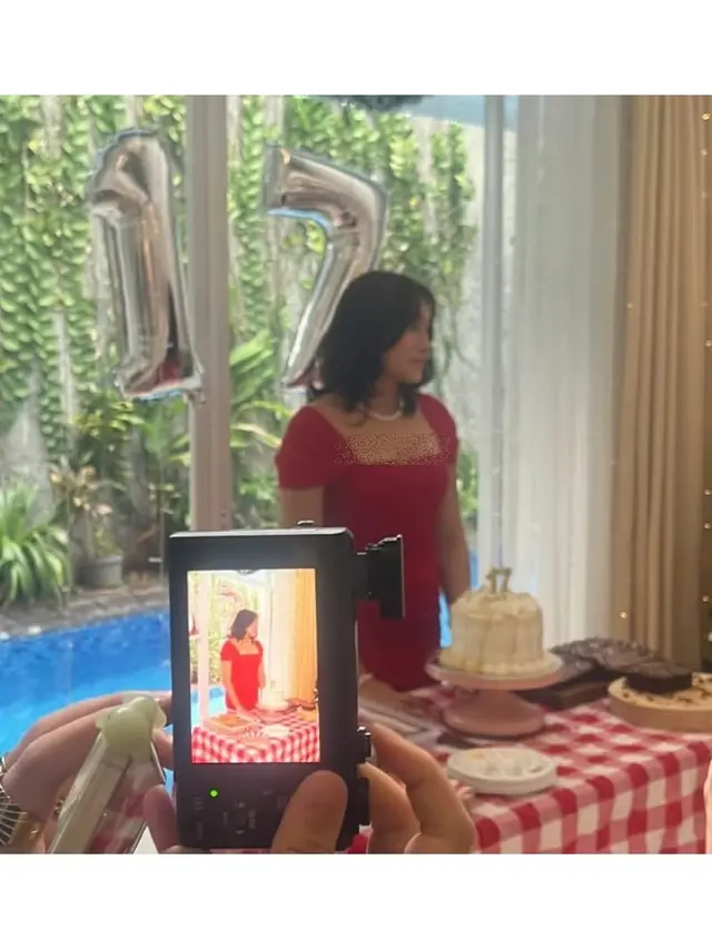 6 Potret Ultah ke-17 Brinette Anak Marcelino Lefrandt, Menawan Bergaun Merah