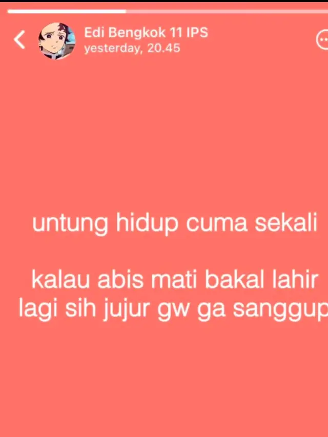 6 Status WhatsApp tentang Kehidupan Ini Kocak,