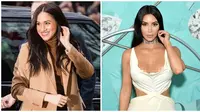 Meghan Markle dan Kim Kardashian punya wajah sempurna menurut perhitungan Yunani kuno. (dok. Instagram @meghanmarkle_official Dimitrios Kambouris / AFP)