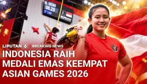 Desak Made Raih Emas Speed Putri, Indonesia Penuhi Target Empat Medali Emas Asian Games 2026