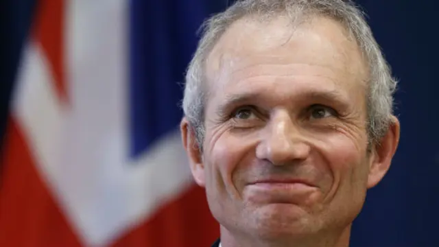 Wakil Perdana Menteri Inggris David Lidington (AP/Mindaugas Kulbis)