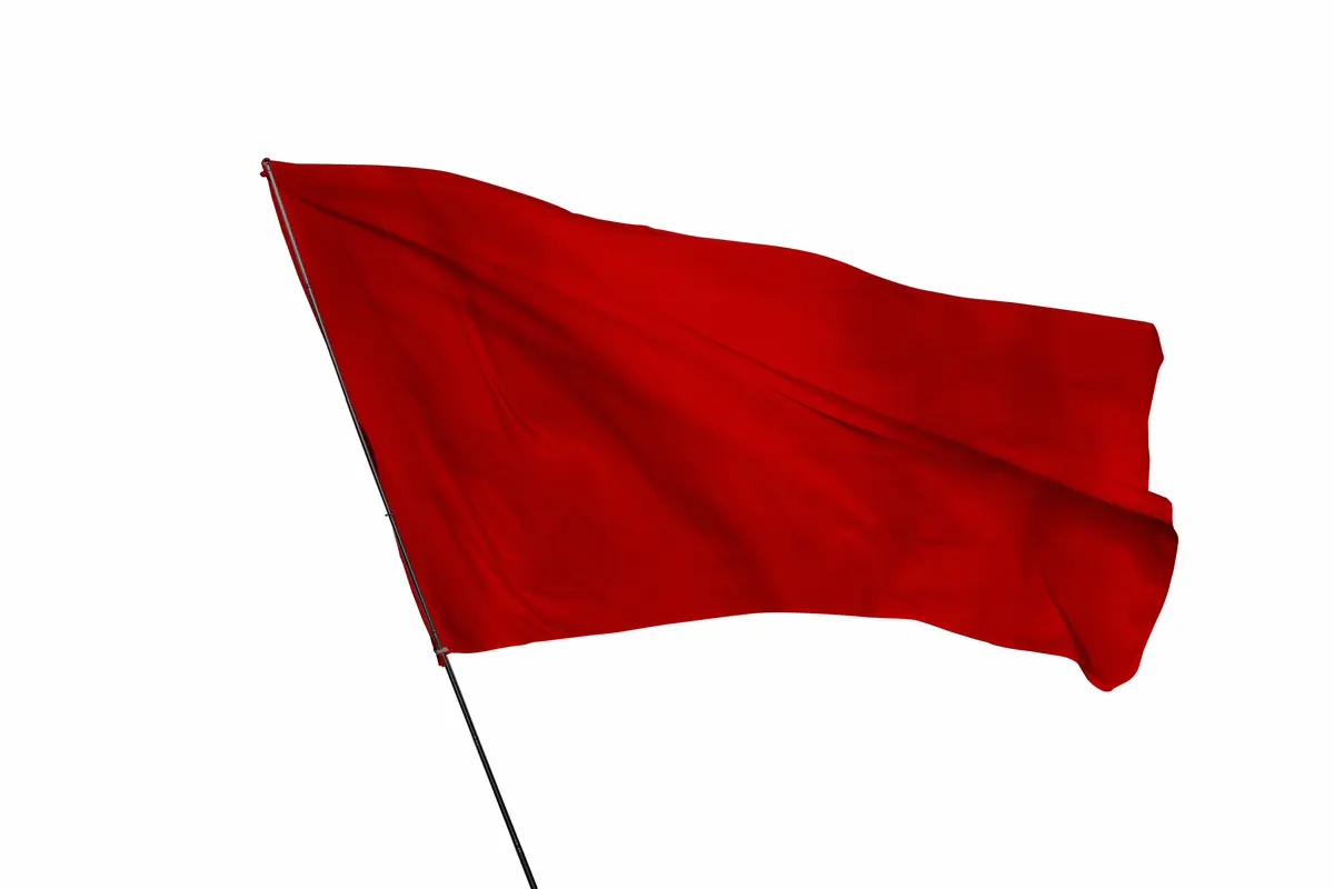 Ilustrasi red flag