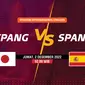 Jepang vs Spanyol